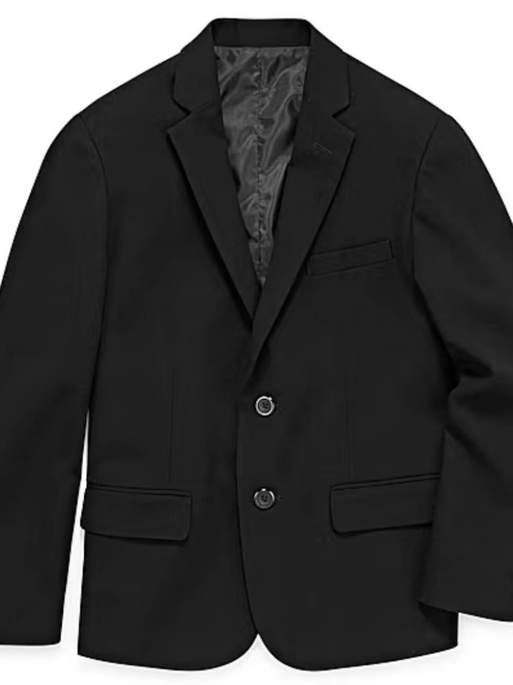 Van Heusen Black Two-Button Sport Coat Blazer